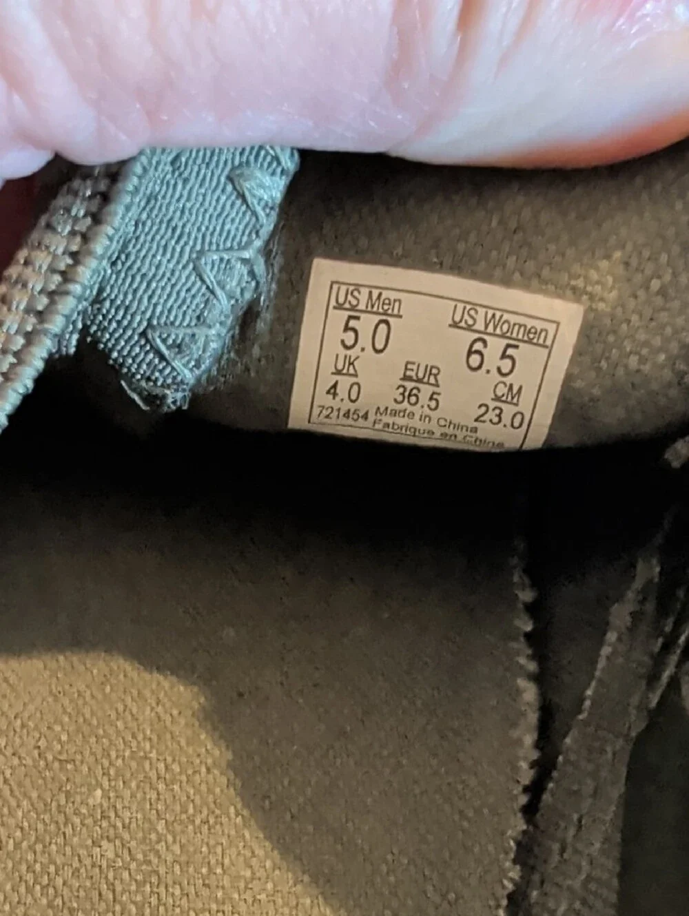 Vans Slip-On Woven Olive Green & White Casual Sneakers